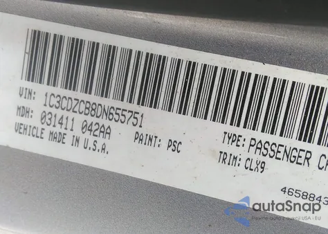 2013 Dodge Avenger Sxt from USA, damaged, VIN 1C3CDZCB8DN655751